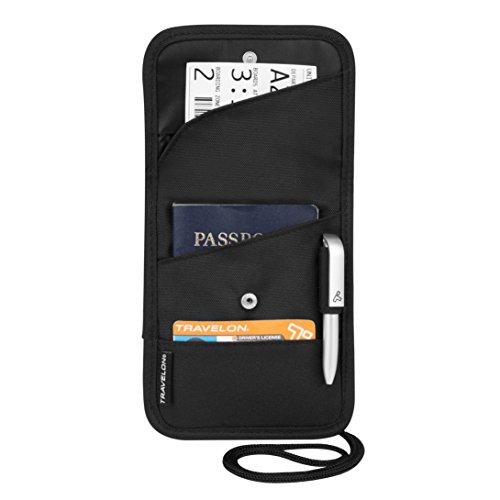 Travelon Folding Id And Boarding Pass Holder, Black, One Size #TOP1