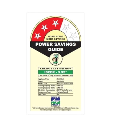 Image of Kelvinator 1.5 Ton 3 Star, Inverter Split AC (Copper, 6-in-1 Expandable,PM 2.5 Filter, Powered by AI) KAS-V183ALSC5, WHITE,(5 Year Comprehensive Warranty)