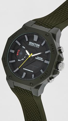 Image of Kenneth Cole Reaction ANA-DIGI Green Dial Men's Watch - KRWGP0069104