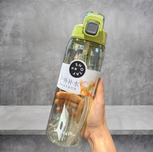 Image of THE VENTI SHOTAY Unbreakable Water Bottle (800ml-Green) | with Sipper BPA Free Tritian, Leak-Proof Water Bottle Ideal for Office, Sports, School, Gym
