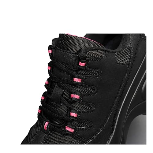 Women's Fashion Platform Chunky Sneakers Lace Up Comfortable Wedge Walking Sport Sneakers Casual Non-Slip Running Shoes3