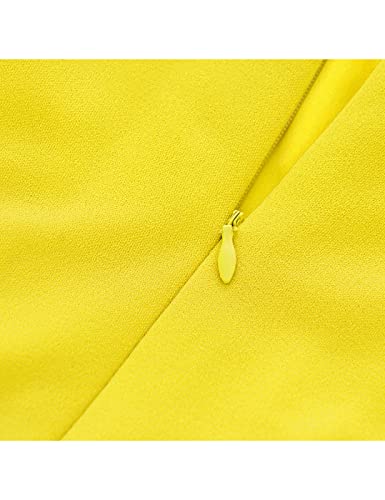 Image of HomRain Wedding Guest Dresses for Women Vintage Short Sleeves Casual Fit and Flare Cocktail Formal Dress for Tea Party
