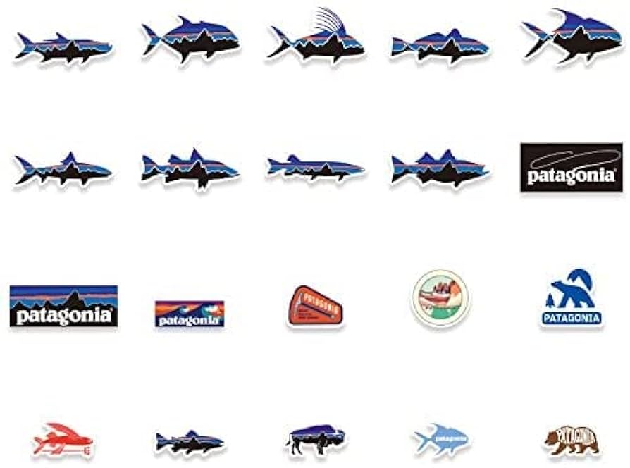 patagonia - patagonia パタゴニア　50周年　50th ステッカー　40枚セット patagonia パタゴニア 50周年 50th ステッカー 40枚セット