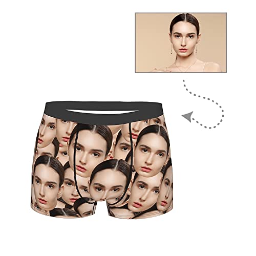 Customize Boxers for Men with Pictures, Personalized Boxer Briefs for Father, Husband, Boyfriend; Boxer Personalizados Para Hombre; Personalized Gifts3