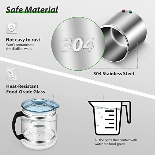 Kotsy Distillatore d'Acqua 4L Purificatore