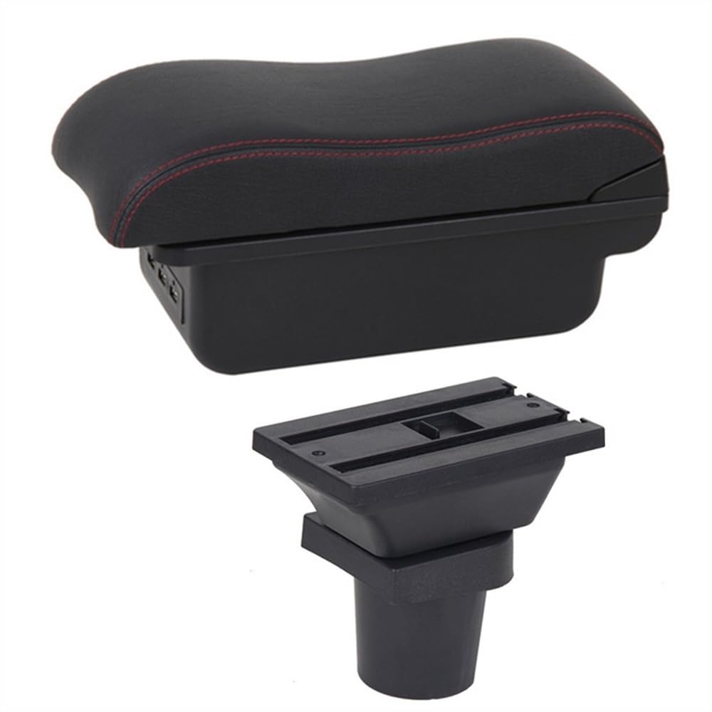 YULEGUDI Car Armrests Armrest Box For Yaris For Vitz 5dr Hatchback 2005 2006 2007 2008 2009 2010 2011 Car Central Storage USB Arm Rest Accessories
