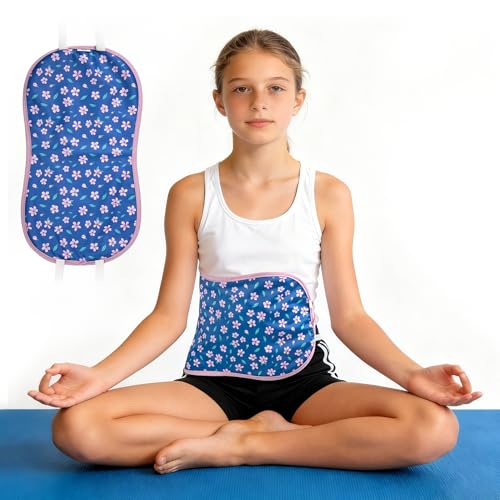 wegreeco 6 Pc Reusable Menstrual Pads, Ultra Thin Pantiliners for Thongs, Cloth Pads, Panty Liners for Teens, Women, Nonslip Pantiliners + 1 Pc Wet Bag(Mustard Yellow, Grey, Beige, XS)