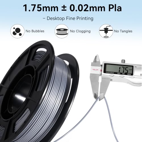 Image of Dynta PLA 3D Printer Filament Bundle 250g, 1.75mm /±0.02mm 6 Colors 1.5KG