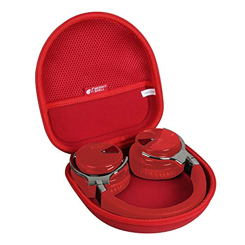 Hermitshell Hard Travel Case for Silensys E7 / PurelySound E7 / MOVSSOU E7 / COWIN E7 / Tapela E7 / Audonia E7 Active Noise Cancelling Bluetooth Headphones (Red)