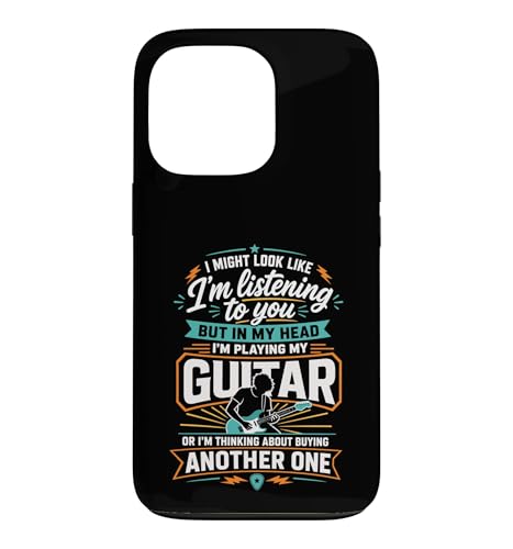 I Look Like Listening But In My Head I Am Play My Guitar �X�}�z�P�[�X iPhone 13 Pro �p