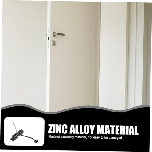 Cierrapuertas automático NUOBESTY de aleación de zinc y resorte para puertas ligeras 4