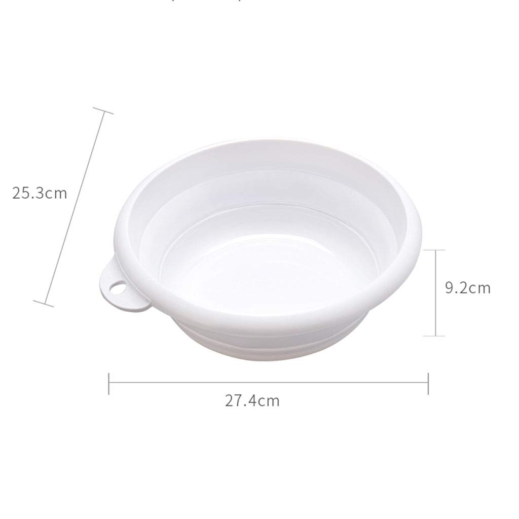 Cubo Redondo Plegable de plástico de Silicona, Ideal para Cualquier ocasión como;Cocina, Exterior, Camping, Senderismo, Pesca, Oficina o Eventos Deportivos. Present
