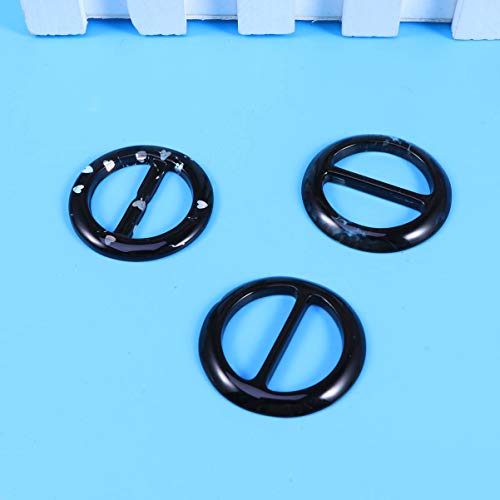 BESTOYARD 9 peças cachecol redondo fivela, camiseta, cachecol, argola para roupas, cachecol, chapéus