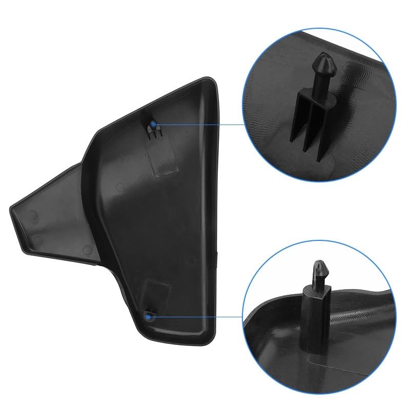 Protector de carenado para Shadow VT600 tapas de batería con ajuste preciso anti vibración 4