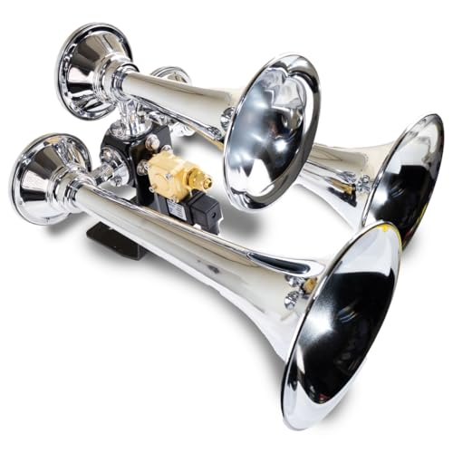 Kleinn Air Horns 502 Triple Train Horn - Chrome