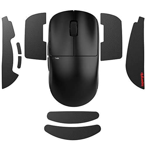 Image of Pulsar Gaming Gears SUPERGRIP Griptape Set for X2, X2V2 mini Sweat Absorbing High Performance Anti Slip 3M Adhesive no Residue Mouse Grip Tape Ultra-Thin 0.5mm (0.02in)