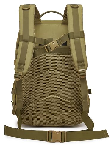 Image of Wotony Military Tactical Backpack for Men Waterproof Daypack 3 Day Assault Pack Molle Bag with Water Bottle Holder