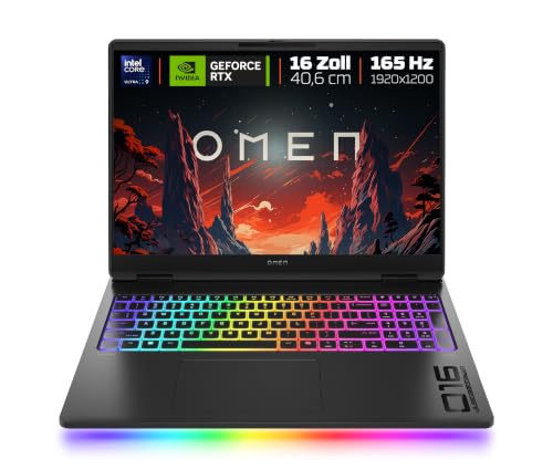 HP Omen MAX 16 Gaming Laptop, Ultra 9 275HX, RTX 5080, 32GB RAM, 1TB SSD