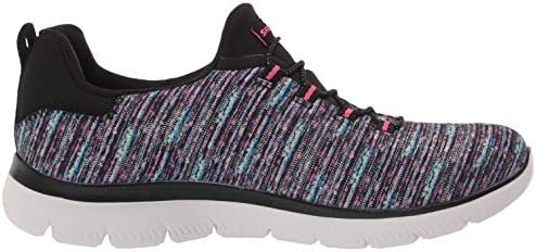 Skechers Women's Summit Sneaker, BKMT=Black Multi, 5 | Image 5
