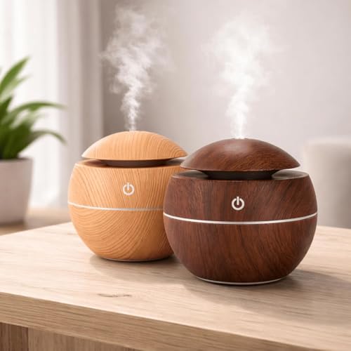 Image of Essential Oil Diffuser for Home 300ml, Ultrasonic Aroma Oil Diffuser for Home Electric with 7 LED Light, Cool Mist Air Humidifier & Fragrance Diffuser (Multicolor)