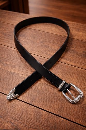 Craft By Universal Black Leather Belt 25mm - Image 5
