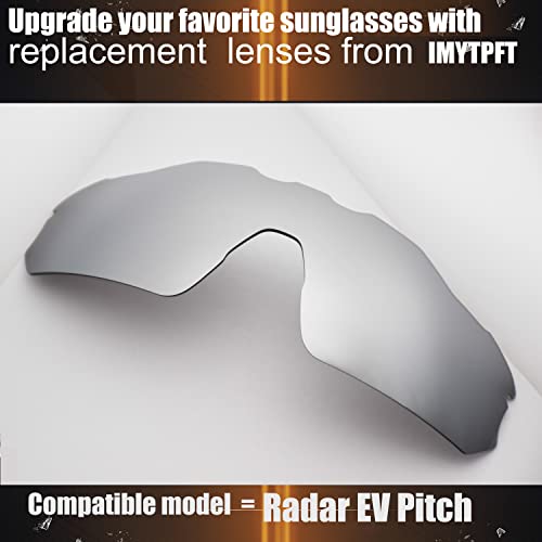 Objectifs Radar EV Pitch avec verres teintés rouge et titane rechange taille unique - 5