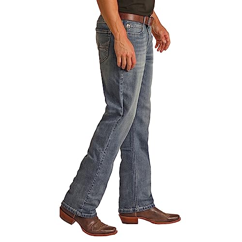 Rock & Roll Denim Hooey Reflex Double Barrel Stackable Bootcut Jase Jean2