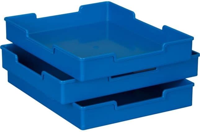 Miniatura 3 de Really Good Stuff Bandejas de plástico - Juego de agrupación de 12-4 colores