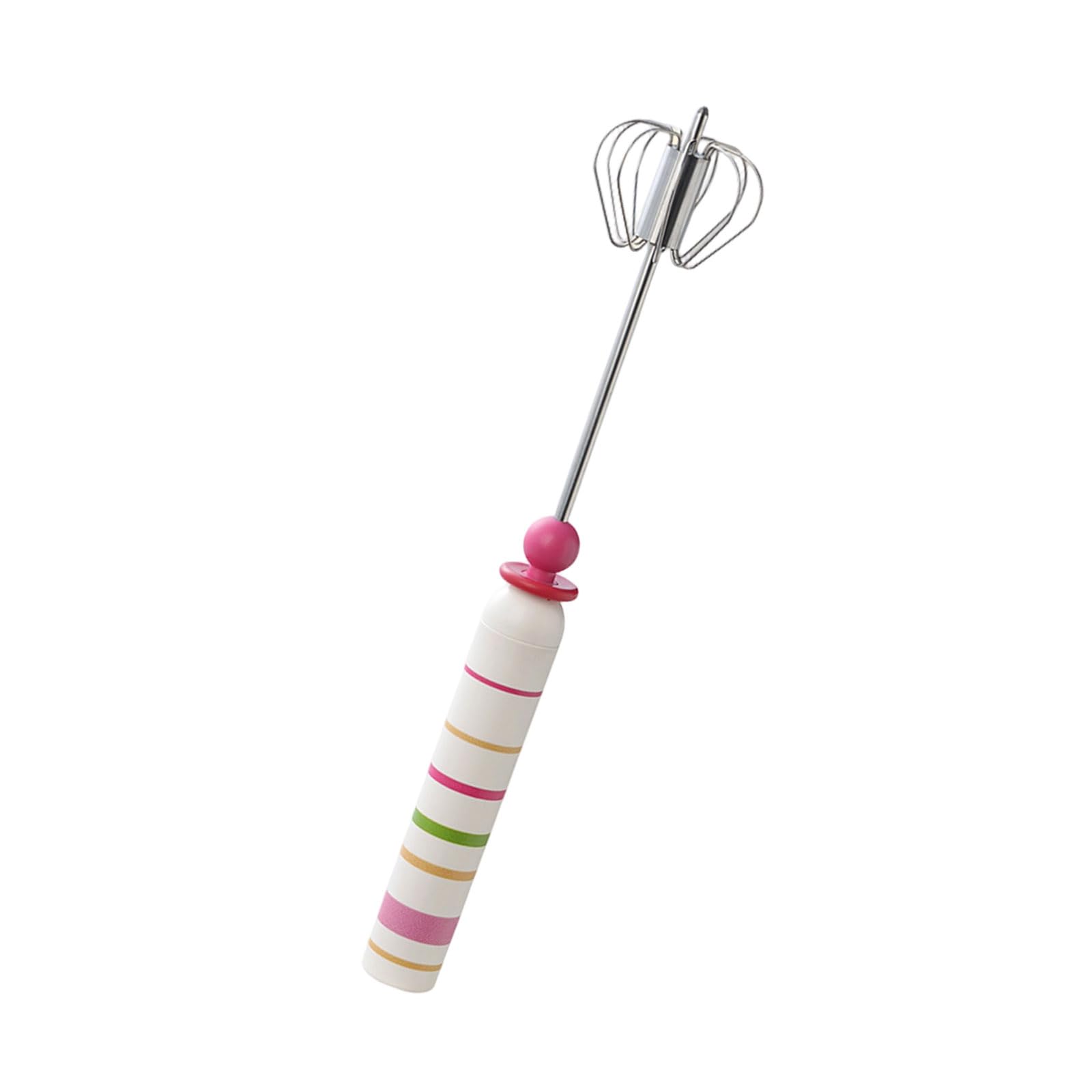 carotoe Quick Whisking Eggs Beater ABS Body and Rustproof Stainless Steel Mixer Stirrer Suitable for Family Kitchens Permanent Baking Tool