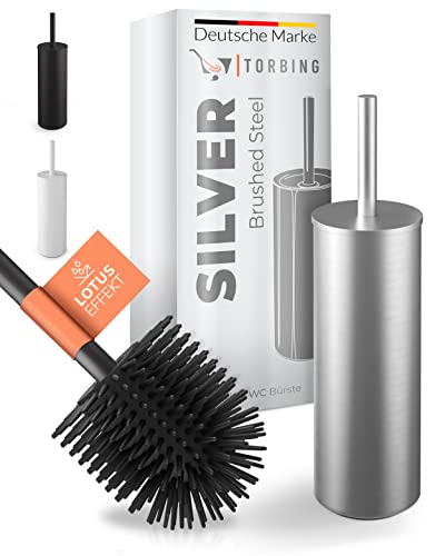 Beldray Klobürste Mit Randreiniger - Edelstahl WC-Bürste Mit Deckel