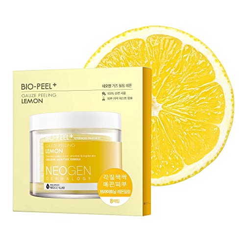 DERMALOGY by NEOGENLAB Bio-Peel Gauze Peeling Pads (Wine, 30 pads) - Exfoliating & Firming Peeling Pad with PHA & Red Wine & Resveratrol & Acid Hyaluronic - Korean Skin Care