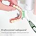 Yeetandoo Random Color Premium Dual-Sided Denture Cleaning Brush with Multi-Layered Soft Bristles and Rubber Anti-Slip Handle - Portable False Teeth Cleaning Tool for Efficient Denture Care (3)