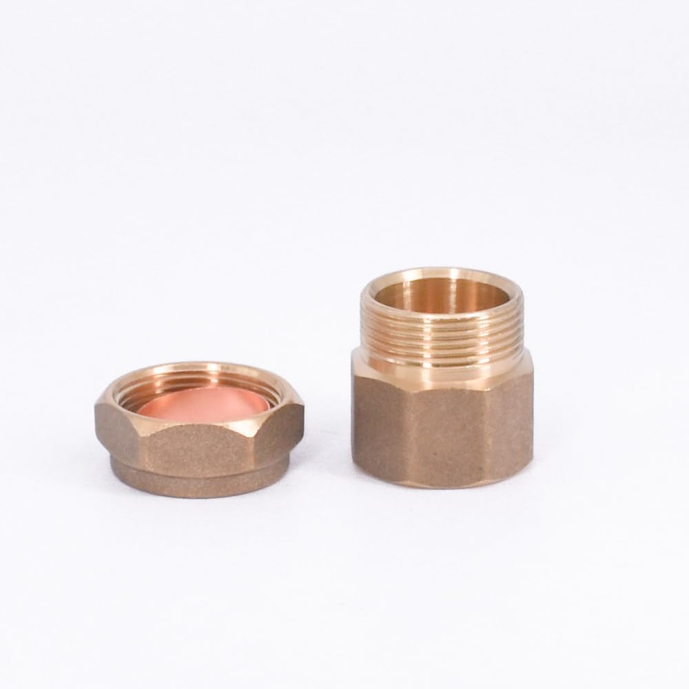 Dopasowana rura OD 22 mm x 1,9 cm żeńska mosiężna złączka zaciskowa złącze wodne paliwo gazowe
