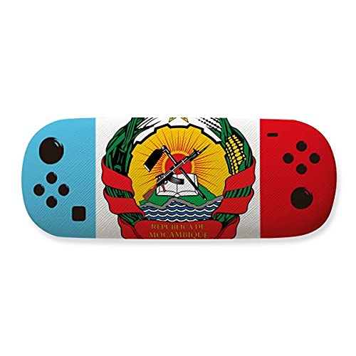 Étui de rangement lunettes Mozambique blason africain pour gamer