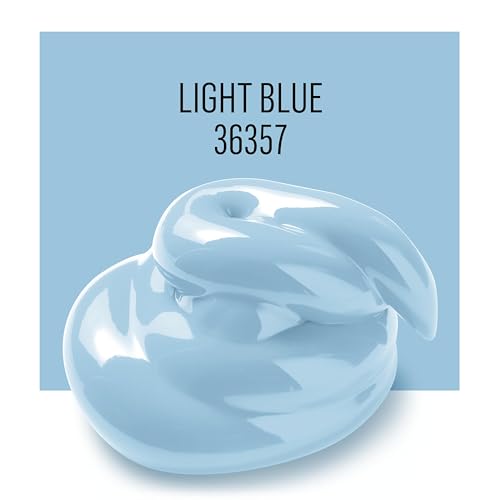 Image of FolkArt Acrylic Craft Paints, Light Blue 8 fl oz Premium Matte Finish Paint, Perfect For Easy To Apply DIY Arts And Crafts, 36357