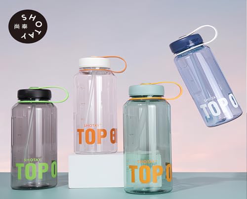 Image of THE VENTI SHOTAY COOL Unbreakable Water Bottle with Sipper BPA Free Tritian, Leak-Proof Water Bottle Ideal for Office, Sports, School, Gym (1Ltr-Black)