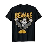 ディズニー ミッキーマウス ドラキュラ コスチューム Beware Retro Tシャツ