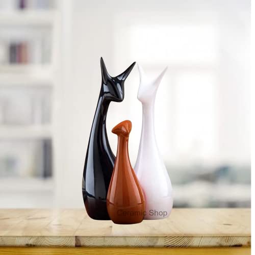 Image of Ceramic Shop (Deer Family Brown - 1)