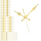 QUARKZMAN 10 Sets Zeiger Aus Aluminium Nur Zeigersatz Ersatzteile Für DIY Reparatur Uhrwerk Teile Für Wohnzimmer Schlafzimmer Heimdekoration Gold 4.6 Zoll
