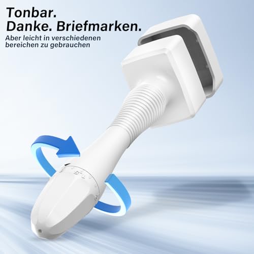 FLETUTE Derma Stamp & Microneedling Pen Pro - 140 Titan-Nadeln Dermastamp/Dermapen für Gesichtsverjüngung, Haarwuchs & Körperpflege (Dermatologisch geprüft)