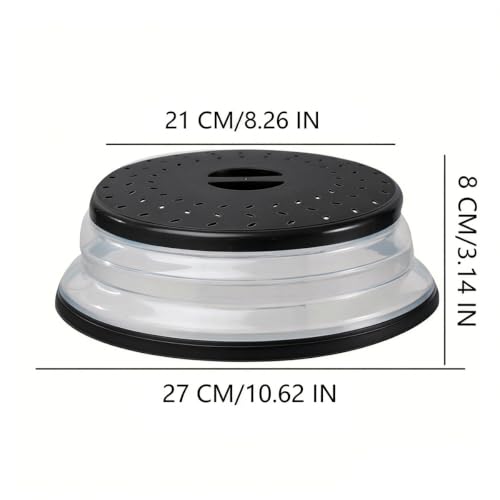 Image of Collapsible Microwave Splatter Cover(white, 10.5IN)