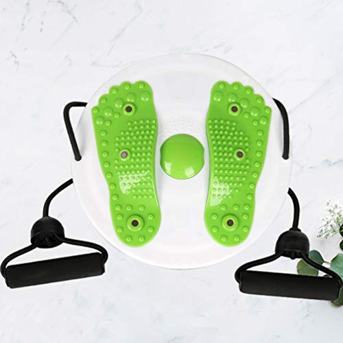 BESPORTBLE Tábua de cintura com alças para torção na cintura, placa de treino com torção de cintura,