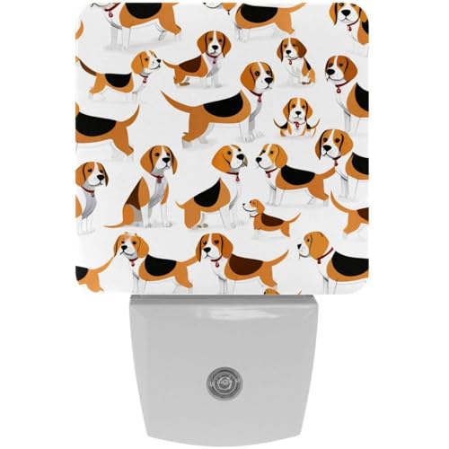 Lámparas LED de noche NEWzone Beagle 2 piezas