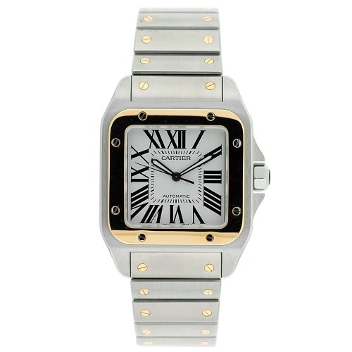 Cartier Men's W200728G Santos 100 Automatic Two-Tone Watch