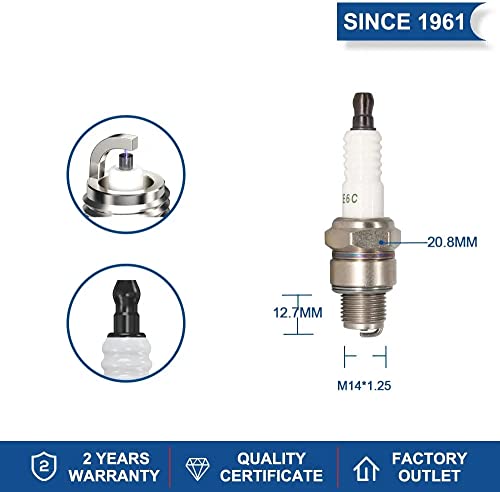 TORCH Substituição de vela de ignição E6C para TORCH E6RC, para NGK BR6HSA/BR6HS, para HONDA 98076-5