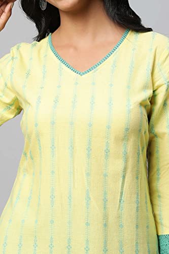 Image of Aurelia Cotton Women Kurta with Pant