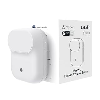 Wireless Human Presence Sensor LWR01, mmWave Radar, Occupancy & Motion Sensor, Battery-Powered, IPX3 Water Resistant, Matter Over Thread, Requires Thread-Compatible Smart Home Hub/Router - Amazon product rated Grade A