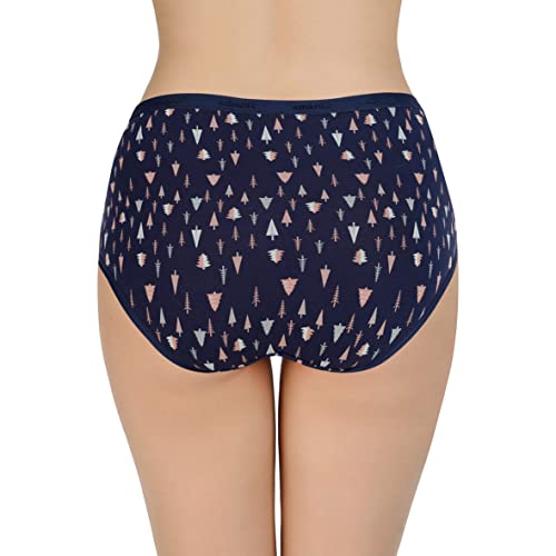 Image of Amante Printed Cotton Full Brief Panty Pack(Pack of 3)