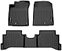 SMARTLINER Custom Floor Mats 2 Row Liner Set Black Compatible with 2017-2022 Hyundai Ioniq Hybrid (Does Not Fit Electric Models)