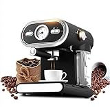 BJYG Cafeteras Máquina de café, Máquina de café Espresso Máquina de café semiautomática,...